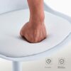TJLSS Computer Chair Desk Backrest Simple Lifting Leisure Chair Reception Office Stool Comfortable Chair (Color : Argento, Size : Talla �nica)