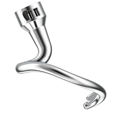 aikeec Dough Hook Attachment for Kitchenaid Pasta Attachment, Stainless Steel K45DH 4.5/5QT Replacement for Kitchen Aid Asseccories, Stand Mixer