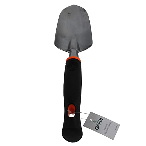 Gardi Black & Orange Hand Trowel for Weeding, Moving, Planting & Digging
