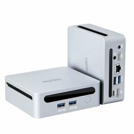 mogogllory Ryzen 7 5700U Mini PC Desktop Computer, 16GB RAM, 512GB SSD, Windows 11 Pro, 4K60Hz Support, WIFI6, HDMI 2.0, USB 3.2 - Ideal for Scho