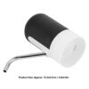 Water Bottle Pump, Portable Electric Water Bottle Dispenser Water Dispensing Pump with Food Grade Silicone Hose, for Home Office(black)