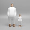 CXJJ Modern Tabletop Statues，desktop Crafts，decorative Artwork for Home or Office Office home bedroom living room