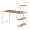 CZDYUF Computer Office Desk Workstation for Storage Study Writing Desk Computer PC Laptop Dining Gaming Table for Home