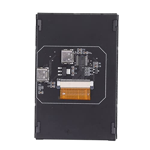 Pilipane Mini Display,Mini Monitor, Mini Screen, Computer Monitor Screen 3.5 Inch USB Black, Stepless Brightness Adjustment, PC Sensor Field Disp