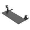 WANGFENG Ergonomic Desk Extender - Keyboard Mouse Tray C Clip Armrest Shelf Stand Increase Desk Space no Noise Easy to Assemble for Home Or Offic