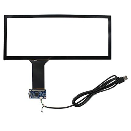 FanyiTek for 12.3" 1920x720 1280x480 Wide Bar LCD Screen,12.3 inch Capacitive Touch Sensor Panel with USB Card,Support 10 Muti-Touch
