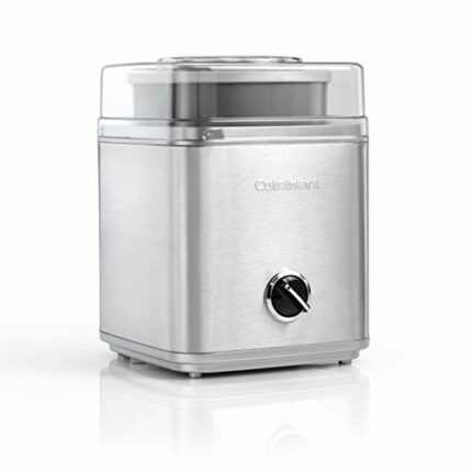 Cuisinart Ice Cream Deluxe, Pre-Freeze Ice Cream, Frozen Yoghurt and Sorbet Maker, Silver, ICE30BCU