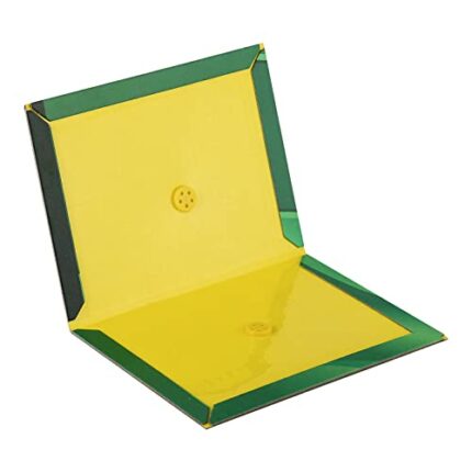 TOKIISHE 5 Pack Multi-Use Pest Sticky Pad Traps Boards, Extra Strong Glue Traps Pads, Efficient Foldable Sticky Traps Boards for Indoor Outdoor H