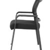 Boss Office Products Mesh 4-Legged Guest Chair, Black