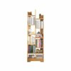 VERAMY Tall Bookshelf Floor Standing Bookcase Storage Rack Multi-Layer Shelves Tree Bookshelf Large Capacity Bookshelf Organizer Shelves For Livi