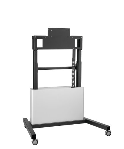 Vogels PFTE 7111 Motorized Display Trolley with Cabinet