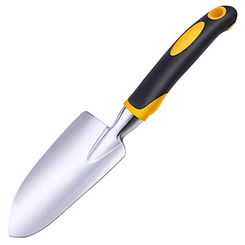 Garden Trowel Hand Shovel Aluminum Alloy Shovel for Planting Transplanting Weeding Moving (Smooth)