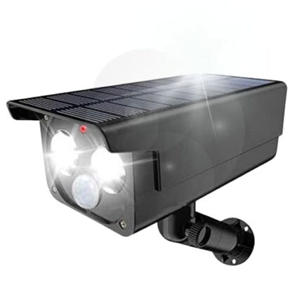Proxinova Solar Security Lights Outdoor Motion Sensor, Solar Powered Dummy CCTV Camera Deter Intruders, LED Outdoor Solar Lights with PIR Sensor,
