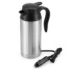 VOBOR Car Electric Kettle - 750ml 12V Stainless Steel Car Electric Kettle with Sealed Rubber Band Car Heating Cup Travel Kettle for Hot Water, Co