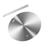 WANAONE Heat Diffuser Induction Plate, Induction Adapter Plate with Separable Handle, Stainless Steel Hob Heat Diffuser Ring Plate, Glass Cooktop