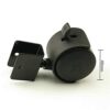 SKOAJAS Plate Casters 5pcs/Set 44 mm Replacement Swivel Casters Furniture Office Chair Baby Crib Sofa Brake Plastic Rolling Roller Wheels Caster