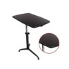 WALNUT Standing Desk Up Desks Height Adjustable Air Riser Laptop Stands Large Rising Desktop Computer Table Workstation Foldable Extender Home Of