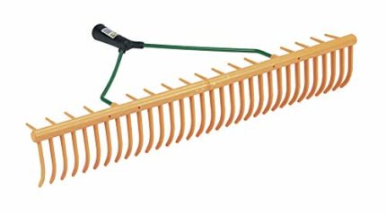 Jost RR 32 E 16 One-Sided with 32 Curved Teeth of Plastic/Metal Rake, Multi-Colour, 11.5x64.5x39.5 cm