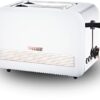 T4TEC TT - TOT02UK 2 Slice Toaster - White