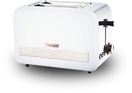 T4TEC TT - TOT02UK 2 Slice Toaster - White