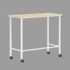 N/A Metal Scroll Writing Desk Furniture Suitable For Reading, Writing And Learning (Color : A)