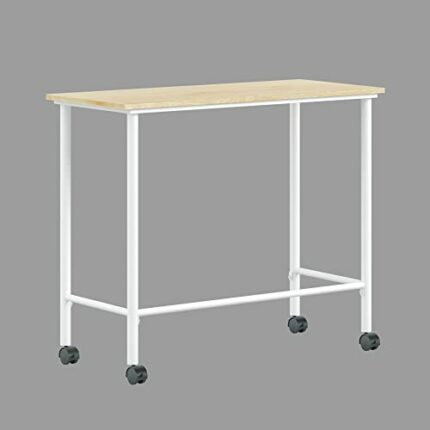 N/A Metal Scroll Writing Desk Furniture Suitable For Reading, Writing And Learning (Color : A)