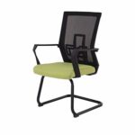 ygqbgy Furniture Mesh Side Reception Chair Office Chair Ergonomic Mesh Mid-Back Computer Desk Chair