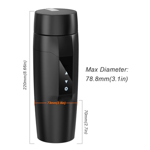 Portable Electric Kettle, 300w Mini Water Heating Cup, 350 Ml Car Heating Cup, Tea Kettle304 Stainless Steel Inner Liner With Automatic Shut Off