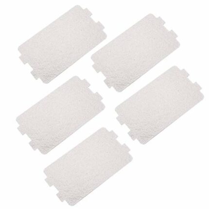 5Pcs/Set Microwave Oven Parts, Universal Mica Plates Sheets Waveguide Cover Replacement Accessory for Home Kitchen Office Hospital