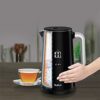 Tefal Smart'n Light Kettle, Keep Warm Function, Digital Temperature Control, Fast Boil 3kW, 1.5L, Black, KO853840