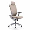 Mu High Back Mesh Office Desk and Chair, Ergonomic Office Chair, Computer Work Chair with Adjustable Headrest/Neck Support, Suitable for Home and