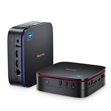 Blackview MP60 Mini PC,16GB RAM 1TB M.2 SSD Intel 11th Gen N5095(up to 2.9GHz), Mini Desktop Computers, Windows 11 Pro,Dual-Band Wi-Fi,BT 4.2,HDM