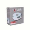 Taylor Digital Kitchen Food Scales with Glass Platform, Highly Accurate with Tare Function and Precision, Silver Weighs 5 kg / 5,000 ml Capacity