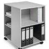 Durable Multi-Functional Trolley | Made of Strong Melamine | Beech Colour | Ideal for Storing Documents, Folders, Etc. In an Office Environment