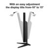 Thinlerain 20" PC Monitor 16:9 1600x900 Kitchen Monitor, LED Monitor Build in Speaker, 5Ms, 60 Hz, VESA Mountable, with VGA HDMI AV BNC USB, for
