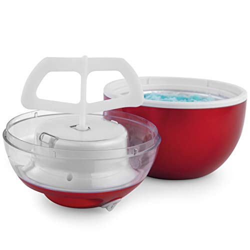 American Originals EK2208AOAR Ice Cream Maker – Frozen Yoghurt, Gelato, Sorbet Machine, 0.6 L Freezing Bowl, Small Countertop Compact Freezer Des