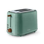 TOWER T20027JDE Scandi 2 Slice Toaster With Adjustable Browning Control, Centring Function, 800W, Jade Green