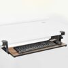 WANGFENG Ergonomic Desk Extender - Keyboard Mouse Tray C Clip Armrest Shelf Stand Increase Desk Space no Noise Easy to Assemble for Home Or Offic