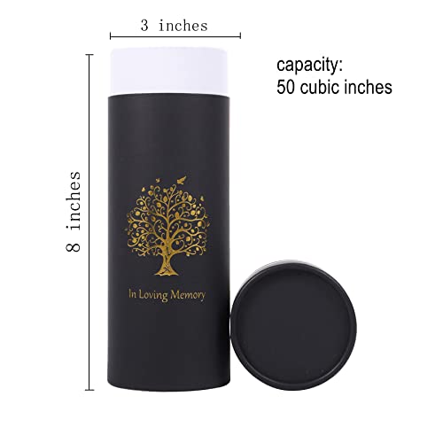 Eco Scattering Urn – Biodegradable Scatter Tube for Ashes - Cremation Urn for Human Ashes - Urns for Ashes Male Female