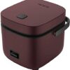 ANJIELO SMART Rice Cooker with Steamer Non- Stick Cooking, High-Temperature Protection, 1.2L One Touch Operation Perfect for 1-2 Person to Cook R