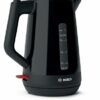 Bosch MyMoments Delight TWK1M123GB Plastic Cordless Kettle, with dual sided water gauge, 1.7 Litres, 3000W - Black