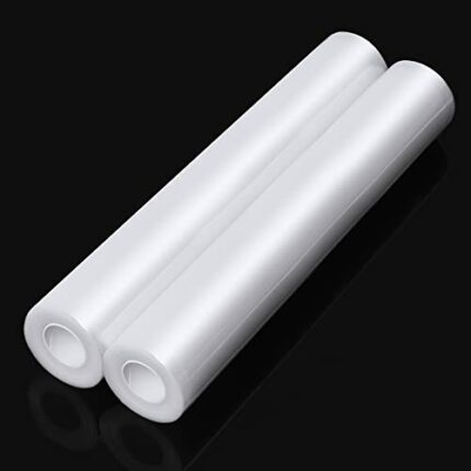 Vacuum Food Sealer Rolls 2 Rolls (32 * 600 cm) BPA Free, Heavy Duty Embossed Vacume Sealer Storage Bags Rolls for Sous Vide Cooker and All Vaccum