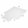 Heavy Duty Carpet Chair Floor Chair Mat with Lip for Home & Office 36" X 48" - Premium Polycarbonate Studded Chair Mat for Carpeted Floor.