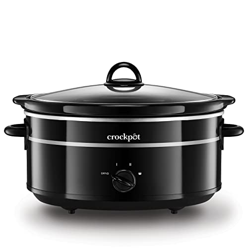 Crock-Pot SCV655B Slow Cooker, Aluminium, 300 W, 6.5 liters, Black