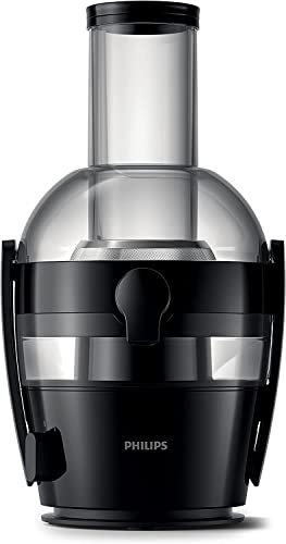 Philips Viva Collection Juicer, 800 W Motor, 2L Capacity, XL Tube, QuickClean Technology, Drip Stop, Pre-clean, See-through Integrated Pulp Conta