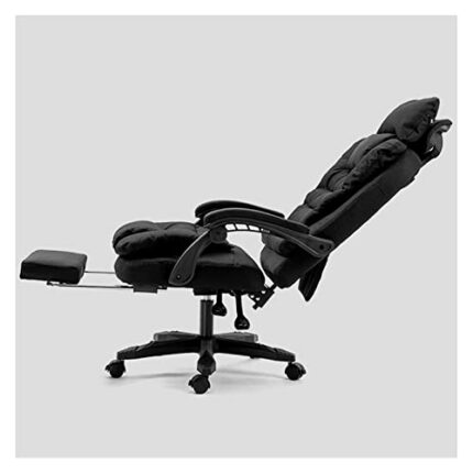 SLNFXC Computer Chair Home Fabric Leisure Boss Chair Washable Office Chair Swivel Lift Chairs Massage Recliner