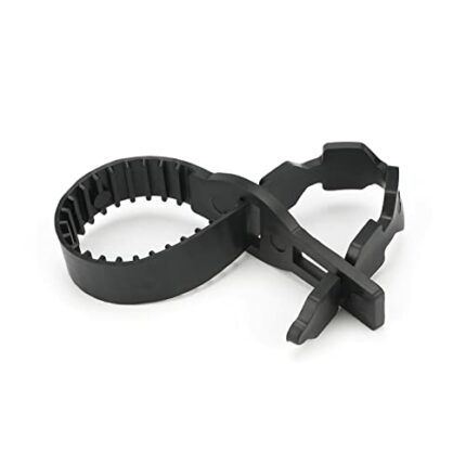 KINGLAKE 4Pcs 40cm Black Tree Ties Straps Supports Heavy Duty Shrub Ties Adjustable Interlock Garden Tree Ties for Shrub Rose Tree Plant Support