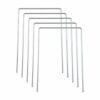 50Pcs Turf U-Pin Metal Galvanised Peg Staple for Farm Plastic Sheet Lawn Artificial Grass Turf Fixing