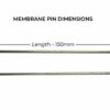 10-1000 Galvanised Garden Anchor Pegs, Corona Membrane Pins, Secure Weed Control Fabric (20)