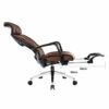 Computer Chair Reclining Lunch Break Chair Office Home Comfortable Sedentary Waist Chair Ergonomic (Color : White-style)
